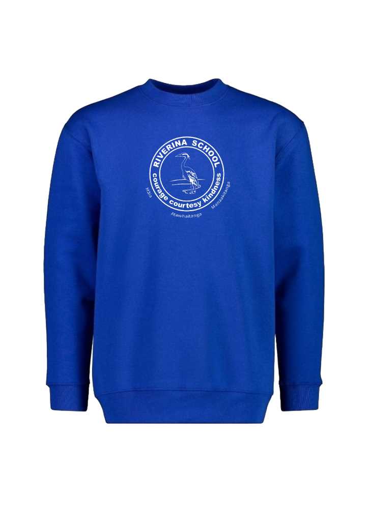 Riverina School Crew Jumper Royal